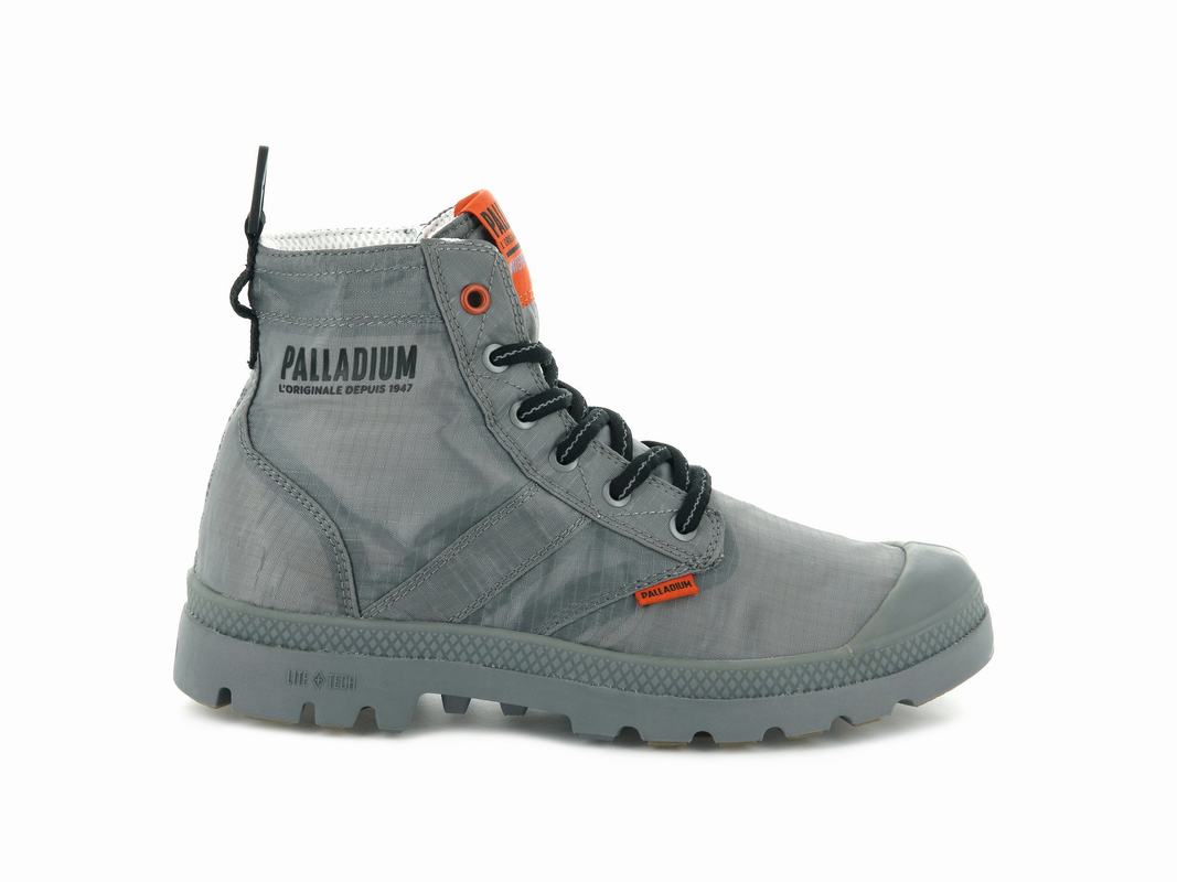 Palladium Pampa Lite+ Vapor Wp+ Men's Waterproof Boots Grey (MIOX49026)